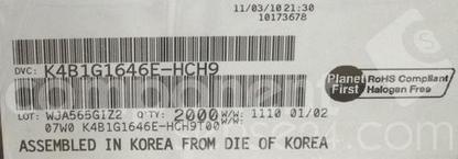 K4B1G1646E-HCH9