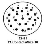 MS3122E22-21PXF0