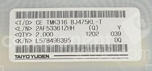 TMK316BJ475KL-T